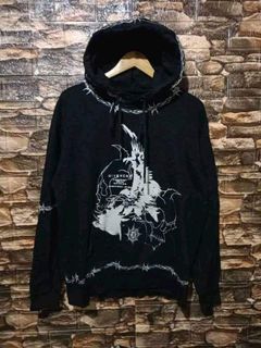 GIVENCHY BARBED GOTHIC HOOD JACKET