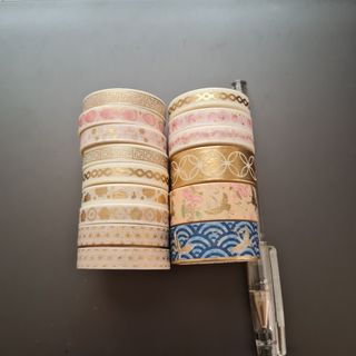 Gold Foil Thin Washi Tapes
