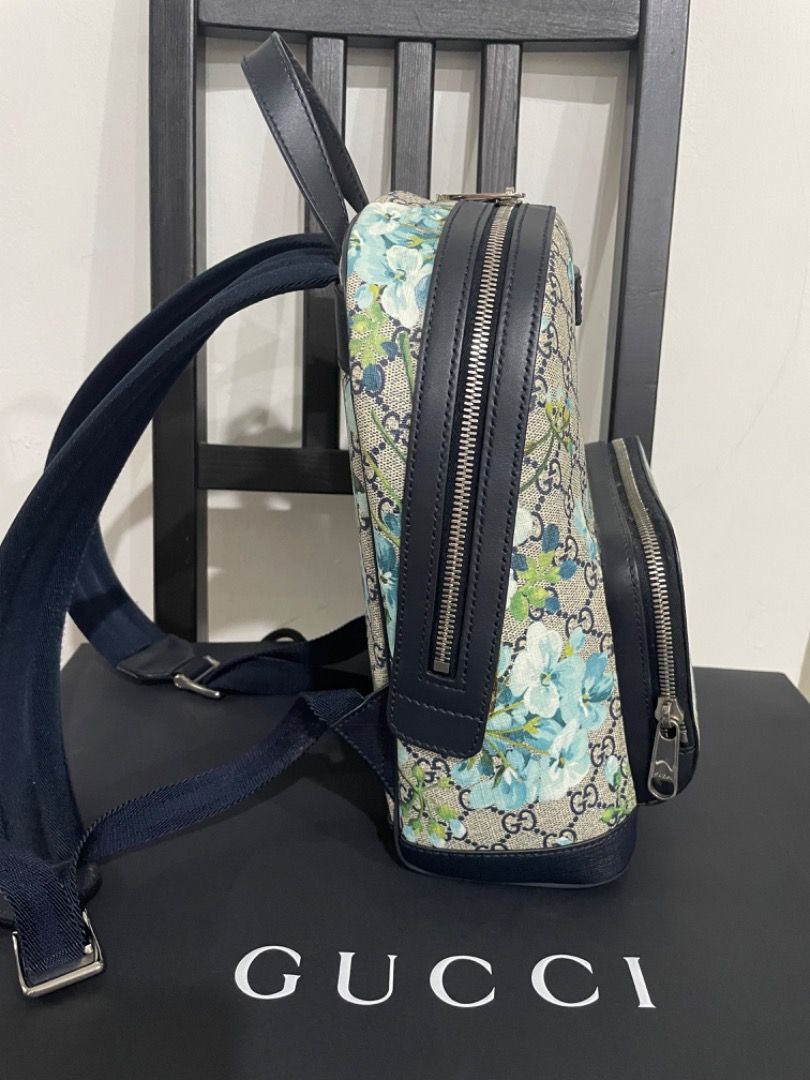 Gucci Bloom GG Coated Canvas Small Backpack Women s Fashion Bags Wallets Backpacks on Carousell
