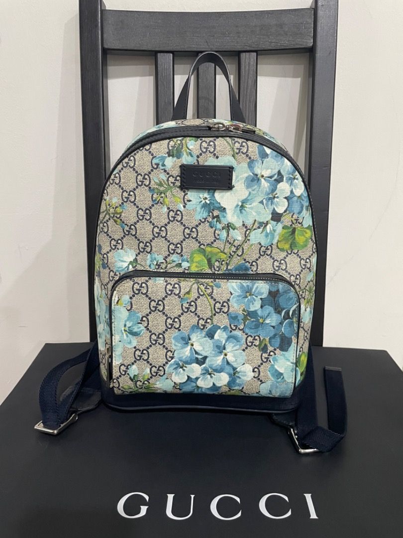 Gucci Bloom GG Coated Canvas Small Backpack