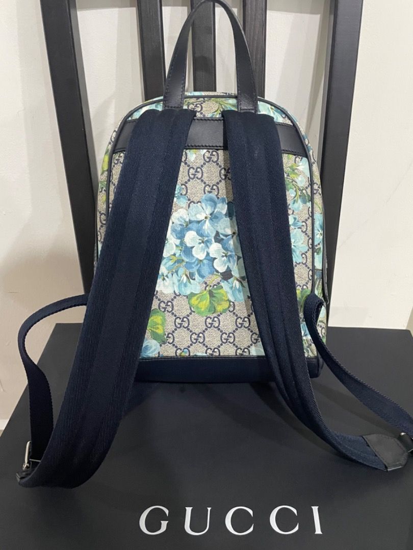 Gucci Bloom GG Coated Canvas Small Backpack Women s Fashion Bags Wallets Backpacks on Carousell