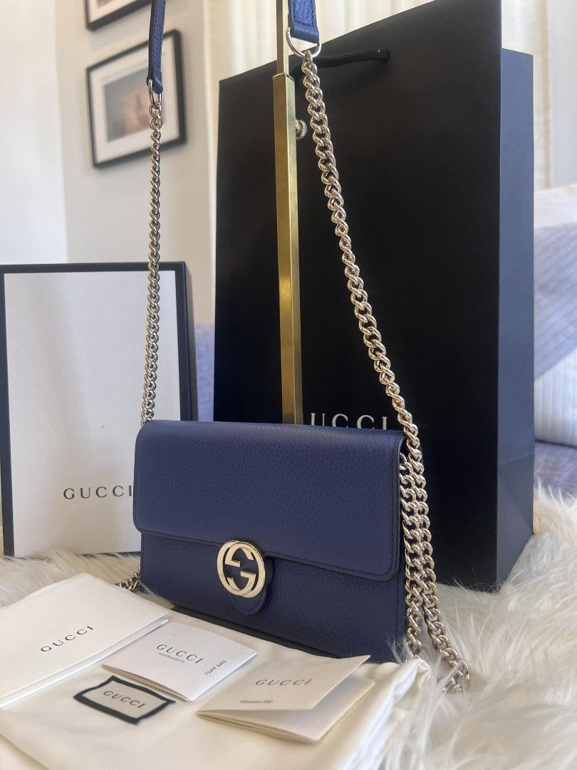 Gucci interlocking g wallet on chain online