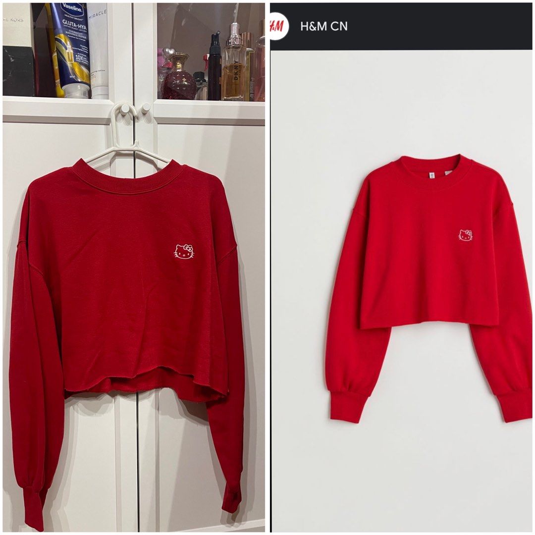 H M Top Hello Kitty Women s Fashion Coats Jackets and Outerwear on Carousell