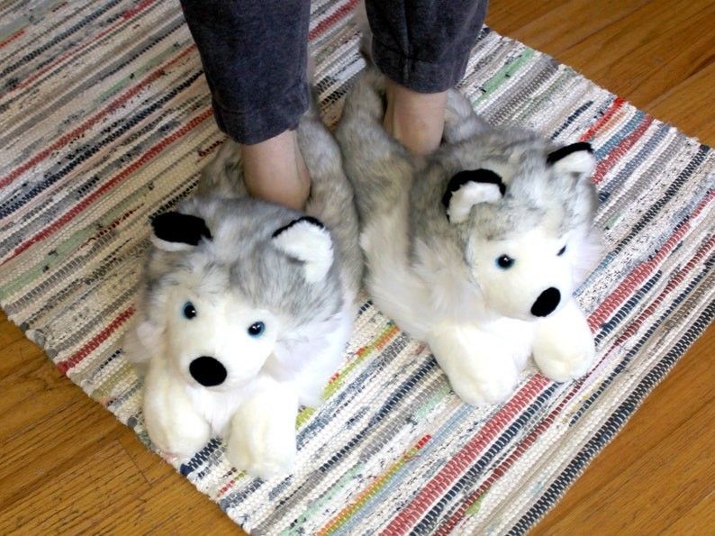 Siberian husky slippers new arrivals