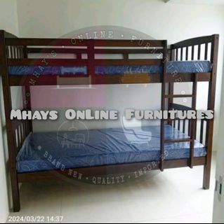 Imported Wood DoubLe Deck with or without Mattress
