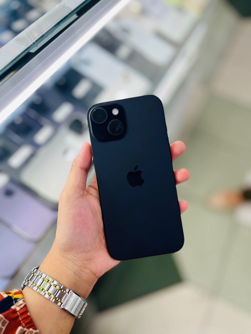 iPhone 15 128gb 100%bh Dual Openline (Category: iPhone 15 Series) located in San Juan City. Submitted by ainahgadgetsshop (Listing ID 1299888672, Image 1). Description: FOR SALE | TRADE / SWAP PASS SA MGA SCAMMERS / THIRD PARTY (RFS: Buy and Sell) ‼️FOR PROOF OF TRANSACTION AND YOUR PEACE OF MIND‼️ 📍FB Page: “Aynaa Gadgets” 📍Tiktok: “Aynaagadgetsshop” IPHONE 15 DUAL ❗️DETAILS❗ •128 GB (Other storage is also available) •Openline (Other network c