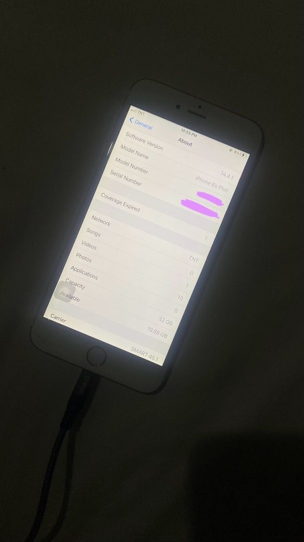 REPRICED‼️ iPhone 6s Plus (Category: iPhone 6 Series) located in Cavite. Submitted by papareja (Listing ID 1299917746, Image 3). Description: iPhone 6s Plus - 32gb From USA Lady owned. No scratches (crack on icture is tempered glass only) 99% smooth Cameras working No box Unit only Price negotiable for sure buyer RFS: need school funds.