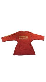 JAG | Red y2k longsleeves w/ contrast stitching