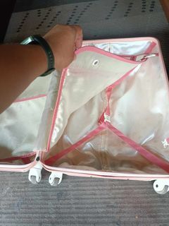 Jewelna Rose TROTTEUR pink luggage bag