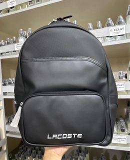 Lacoste Ultimum Leather Backpack Authentic from USA