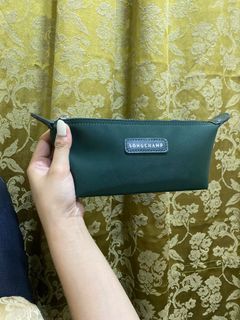longchamp green pouch