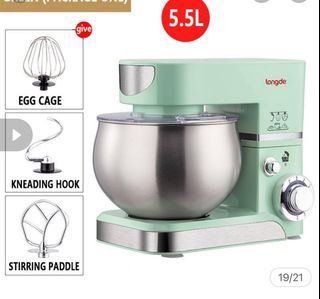 Longde Stand Mixer Mint Green Color