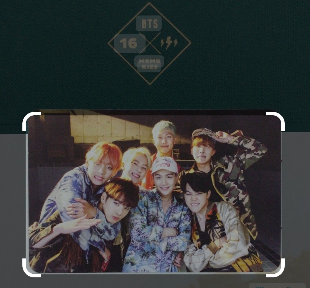 LOOKING FOR BTS Memories 2016 Photocard, Bulletin Board, Looking
