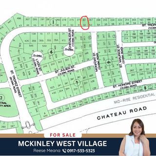 Lot for Sale Mckinley West Village 267 sqm lot near Mckinley Hill Village Taguig lot for sale