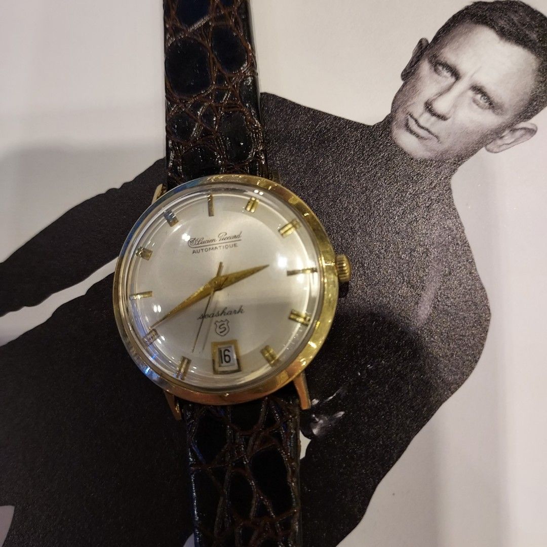 Lucien piccard Automatioue seashark made swiss date 10k