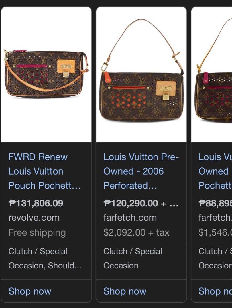 Lv pochette orig (Category: Luxury Bags & Wallets) located in Lipa City. Submitted by thyra06 (Listing ID 1299812998, Image 2). Description: Lv pochette.