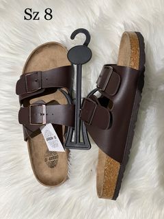 Men’s Double Buckle Birkenstock Style Sandals Size 8
