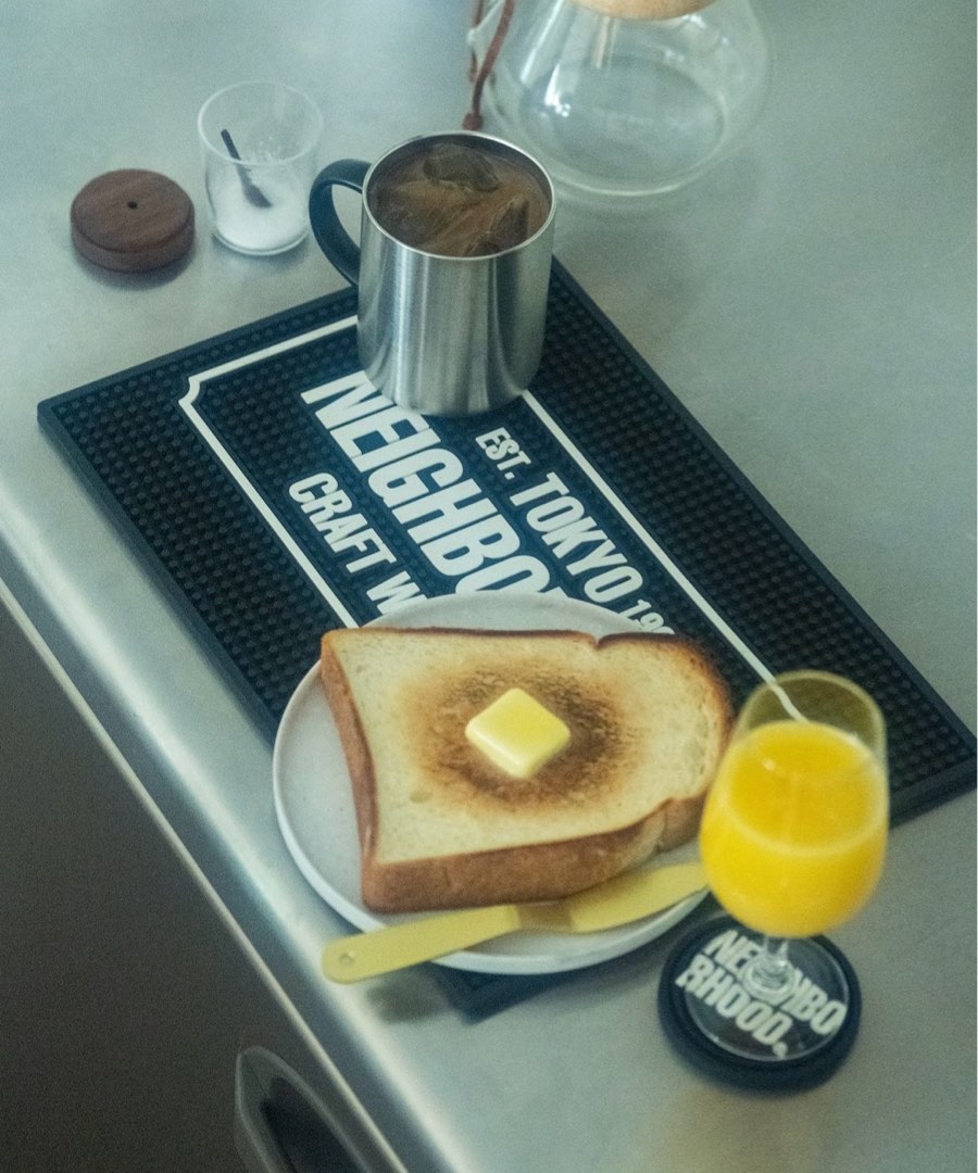 NEIGHBORHOOD LOGO BAR MAT LOGO BAR MAT
