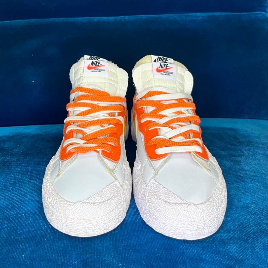 NIKE ナイキ NIKE × sacai ブレーザーLOW マグマオレンジ（𝐔𝐏