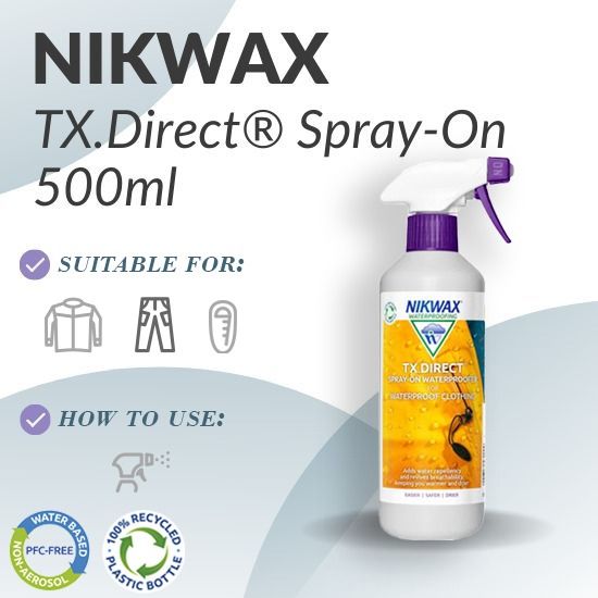 Nikwax tx direct spray 500ml on sale