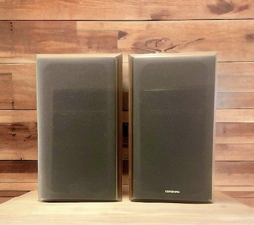ONKYO PS-A5M 喇叭安橋Essay 2 way speaker system 橡邊低音、絲