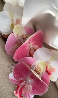 Orchid Hair Clamps