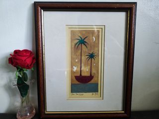 Palm tree voyage frame