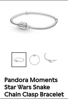 Pandora Star Wars bracelet with Grogu charm