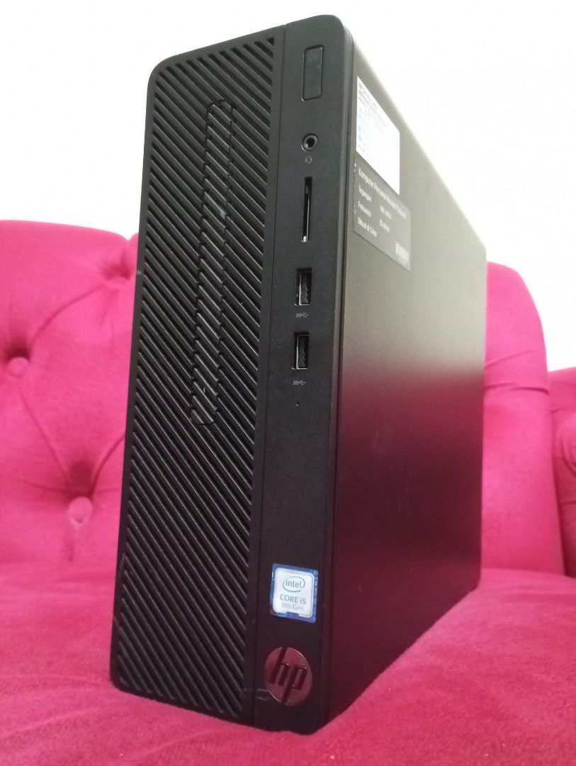 PC Built Up HP 280 G3 SFF i5 gen8 PSU 80+ Gold DDR4 8GB 1TB