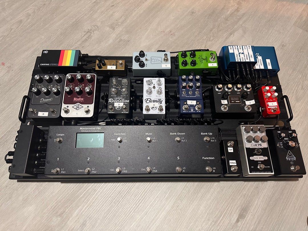 Pedalboard Wiring Soldered Patch Cables, Cable Management, Custom