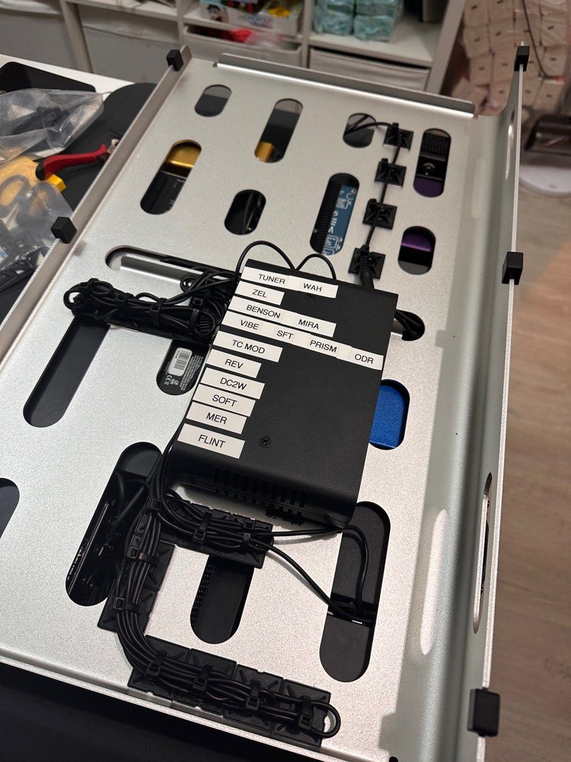 Pedalboard Wiring Soldered Patch Cables, Cable Management, Custom