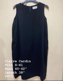 Pierre Cardin Black Sleeveless Dress