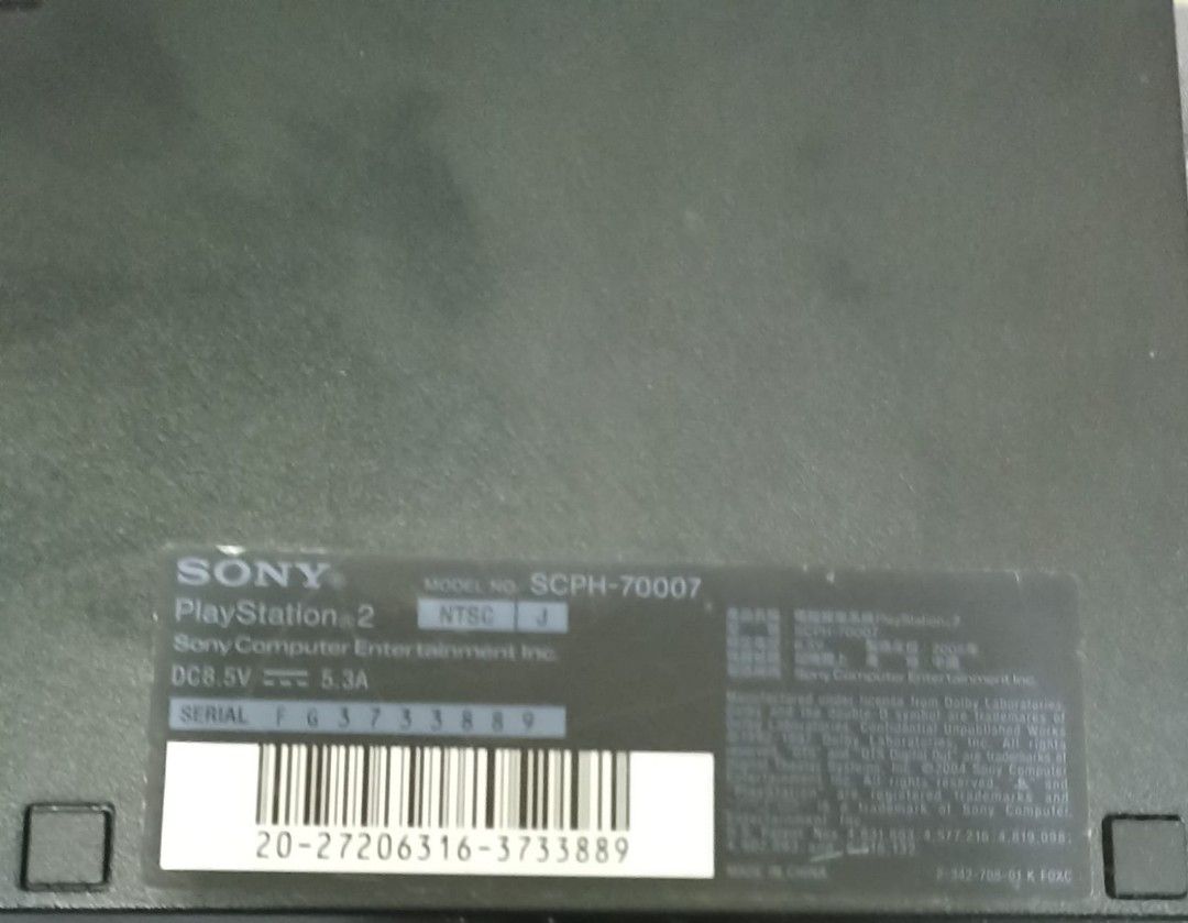 PlayStation 2SONY PS2 SCPH-70007 薄型主機（已改機）100%正常, 電子 