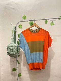 Prada - Italy - Color Blocking - Knitted - Shirt