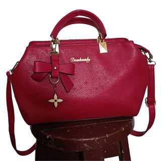 Red Handbag / Cross-body Bag