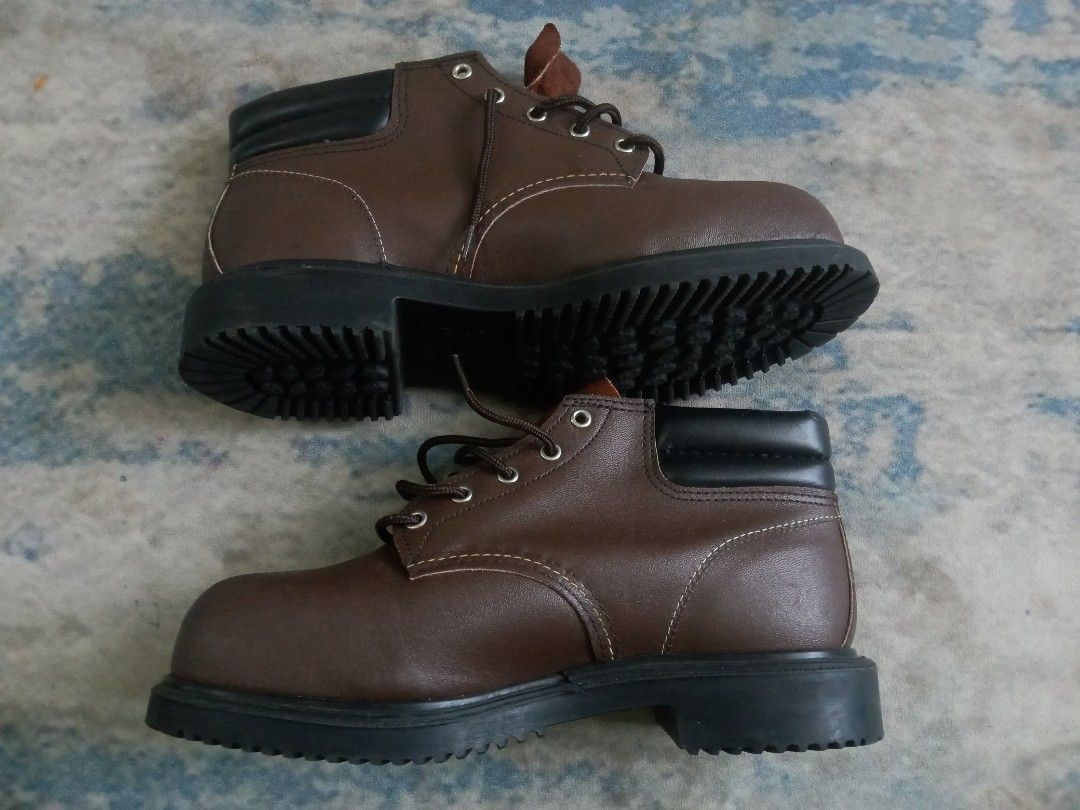 RED WING SAFETY BOOTS STEELTOE CAP WORK SHOES KASUT KERJA OFFSHORE WELDER WELDING LEATHER KULIT HEAVY DUTY TAHAN LASAK