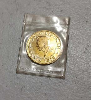 RUSH 1975 MARCOS GOLD COIN
