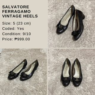 Salvatore Ferragamo Vintage Brown Heels