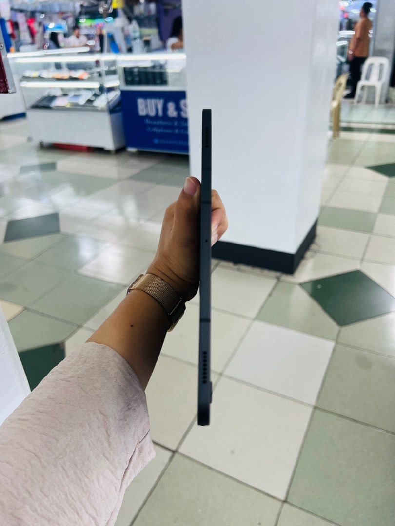 Samsung Tab S8+ 256gb Cellular w/ spen (Category: Android) located in San Juan City. Submitted by javedsgadgetshop (Listing ID 1299903888, Image 3). Description: OPEN FOR INSTALLMENT VIA CREDIT CARD/GGIVES & SWAP/TRADE-IN! WE BUY AND SELL ( ANYKINDS OF UNIT BINIBILI PO NAMIN)! PTPA : Padelete po f bawal Read ❗️Onhand ‼️ Samsung Tab S8+ •256gb •NTC Variant •Good batt health •Factory Unlock •95% Smoothness •No hidden issue | No Repaired •100% Authe