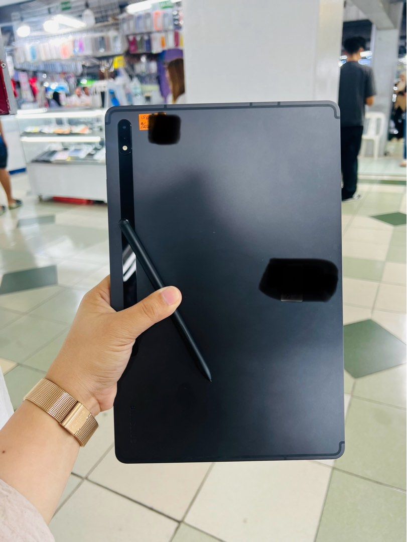 Samsung Tab S8+ 256gb Cellular w/ spen (Category: Android) located in San Juan City. Submitted by javedsgadgetshop (Listing ID 1299903888, Image 1). Description: OPEN FOR INSTALLMENT VIA CREDIT CARD/GGIVES & SWAP/TRADE-IN! WE BUY AND SELL ( ANYKINDS OF UNIT BINIBILI PO NAMIN)! PTPA : Padelete po f bawal Read ❗️Onhand ‼️ Samsung Tab S8+ •256gb •NTC Variant •Good batt health •Factory Unlock •95% Smoothness •No hidden issue | No Repaired •100% Authe