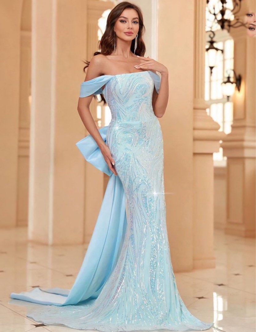 Shein Belle Off The Shoulder Shein Dresses New Shein Belle Off Shoulder Sequin Decor Formal Dress Shein Belle Off The Shoulder Shein Dresses New Shein Belle Off Shoulder Sequin Decor Formal Dress