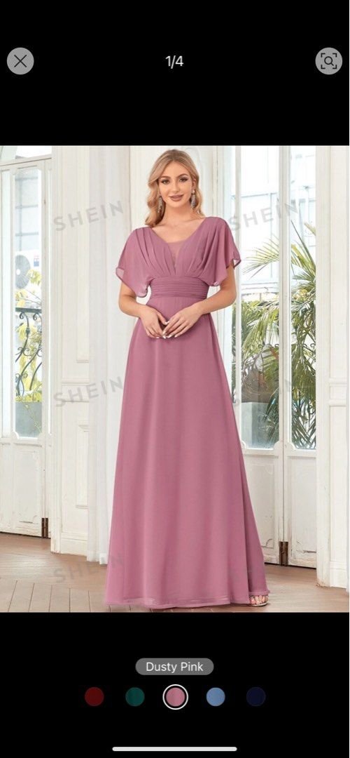 SHEIN Dusty Pink Formal Gown, Women's Fashion, Dresses & Sets, Evening dresses & gowns on Carousell SHEIN Dusty Pink Formal Gown, Women's Fashion, Dresses & Sets, Evening dresses & gowns on Carousell