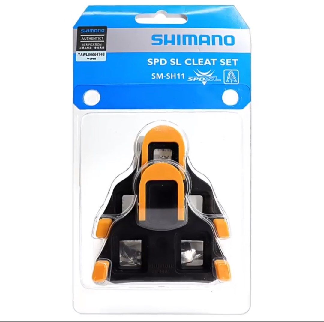 Shimano cleats inverno yellow