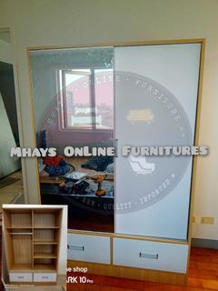 Sliding Door Wardrobe Cabinet with or without Mirror