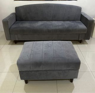 sofa bed with ottoman storage