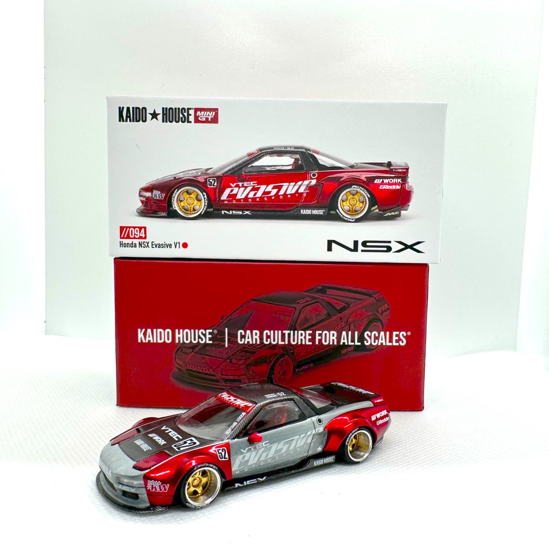 SOLD] Mini GT x Kaido House Honda NSX Evasive V1 Chase, Hobbies