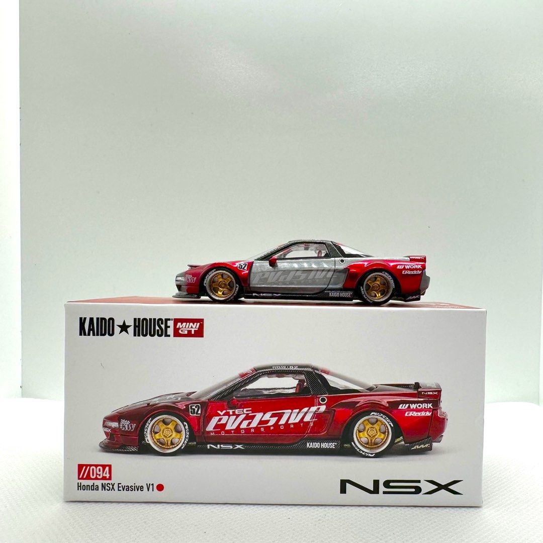 SOLD] Mini GT x Kaido House Honda NSX Evasive V1 Chase, Hobbies