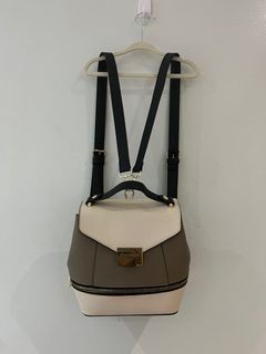 Steve Madden Leather Mini Backpack/Crossbody convertible