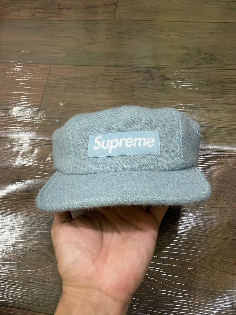 Harris tweed camp cap supreme best sale