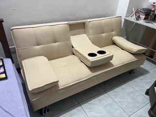 TAD family size sofabed w/ drink holder
